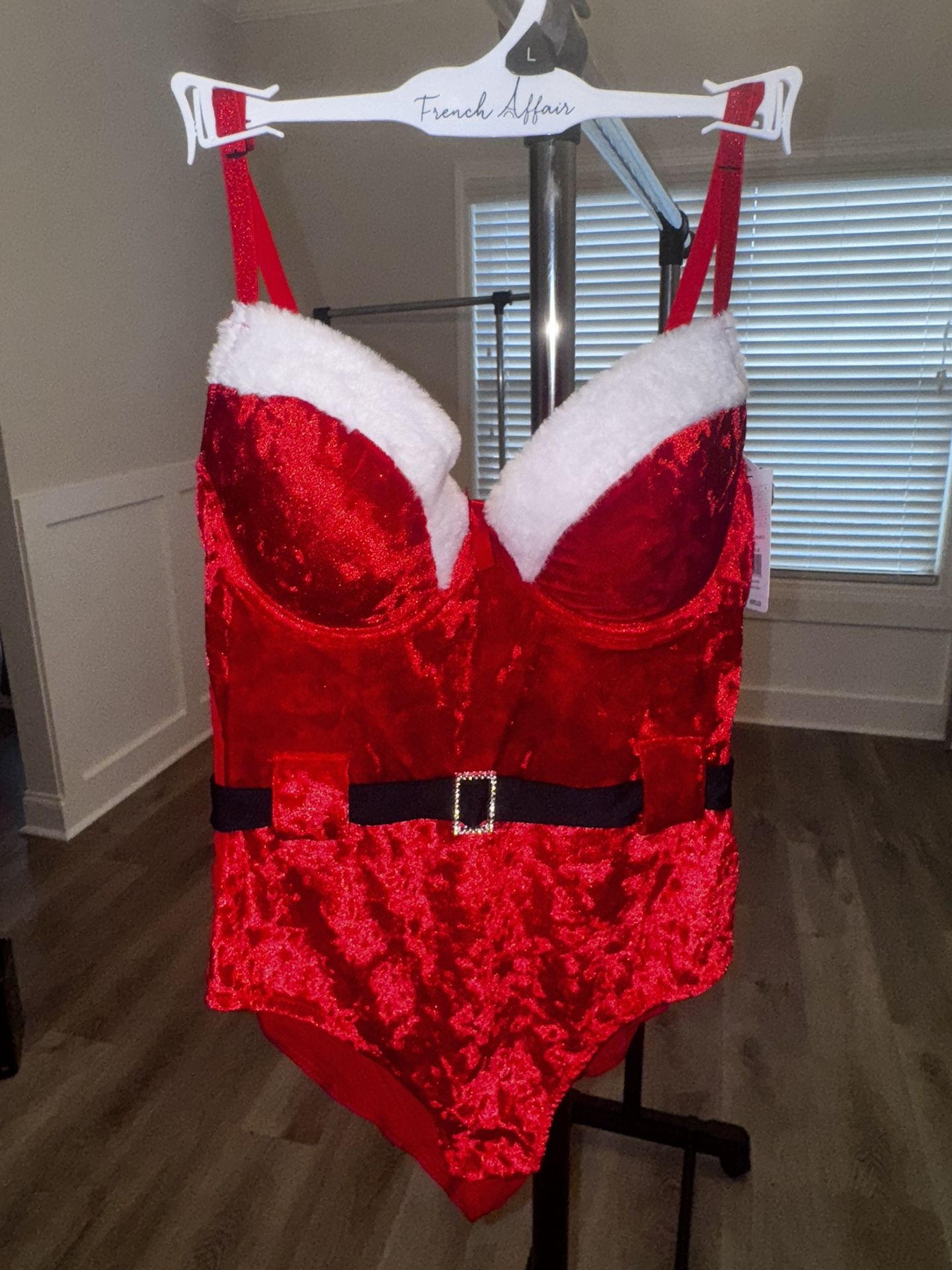 Santa Sexy Push-up Bodysuit