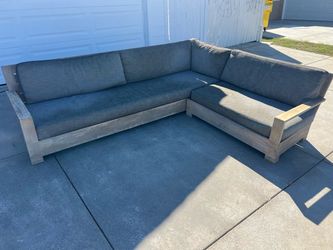Restoration Hardware outdoor L couch
