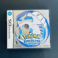 Pokemon Soulsilver Nintendo Ds Case & Manual Only