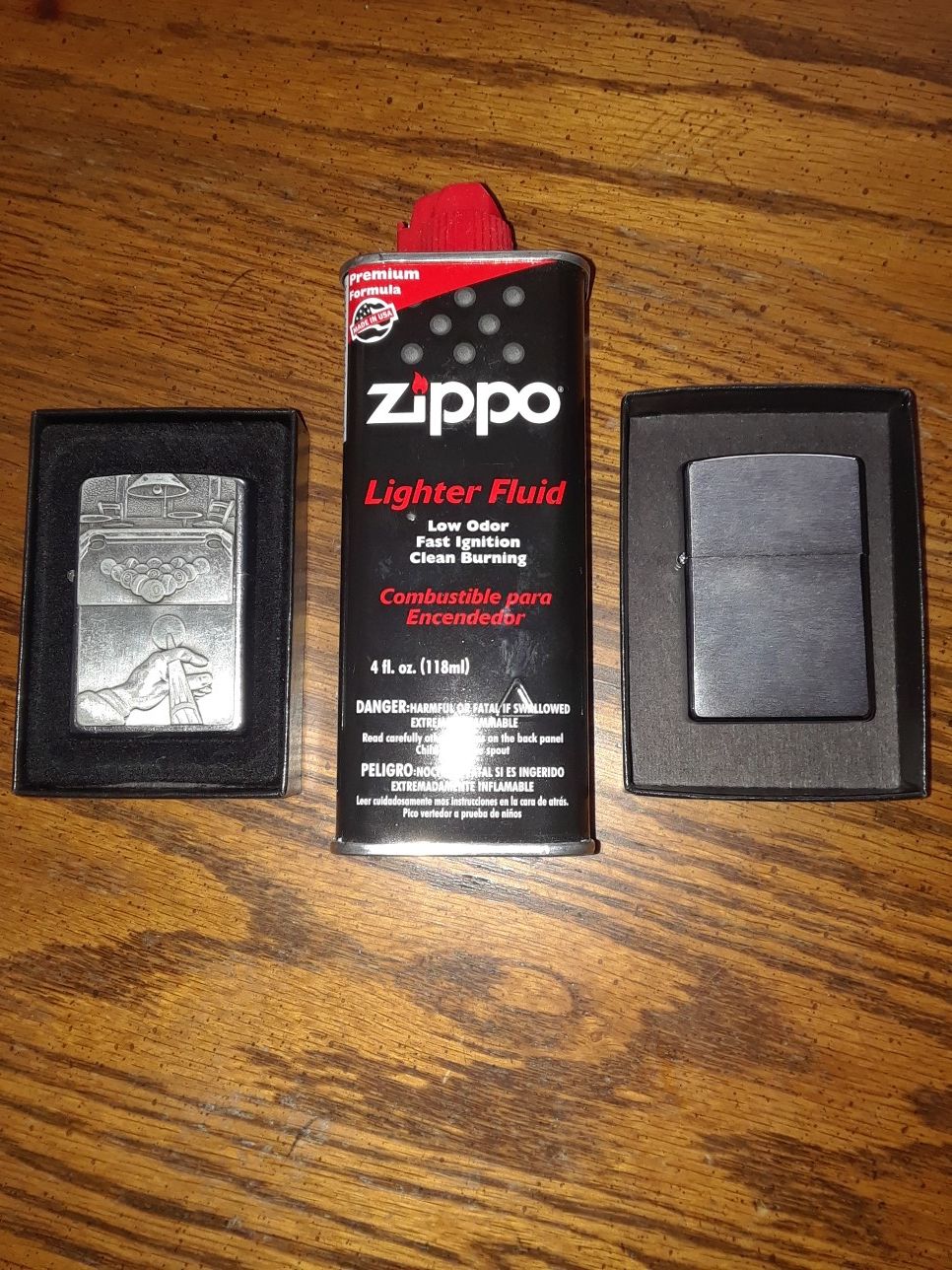 2 -Zippo Lighters & lighter fluid