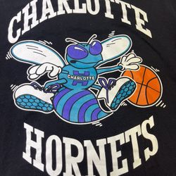 Men’s Charlotte Hornets Shirt Mitchell & Ness Hardwood Classics - Size Small