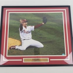Signed Brad Lidge Photograph