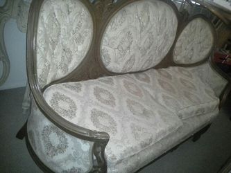 Antique sofa and love seat