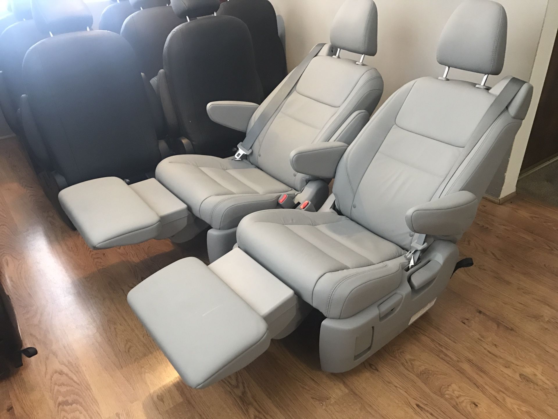 Brand new Maybach style reclining captain seats w/ seatbelts