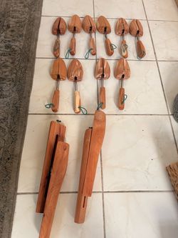 Cedar Shoe Trees, Size Large (5 Pairs) + Cedar Boot Trees (2 Pairs)