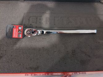 NEW! Craftsman 3/8 Flex Head Long Handle Ratchet