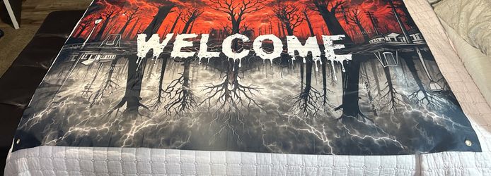 Spooky Welcome Banner