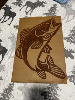 Large mouth bass wall decor
