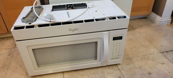 Free over-the-stove Whirlpool microwave