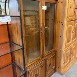 (In Store) Solid Wood China Hutch