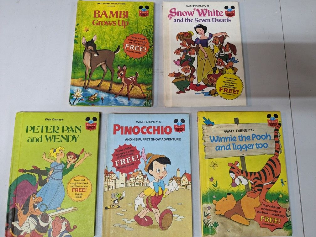 Vintage Irresistible Disney Classics Books (5 out of 8)