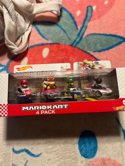 Hot Wheels Mario Kart 4 Pack Die-Cast Set