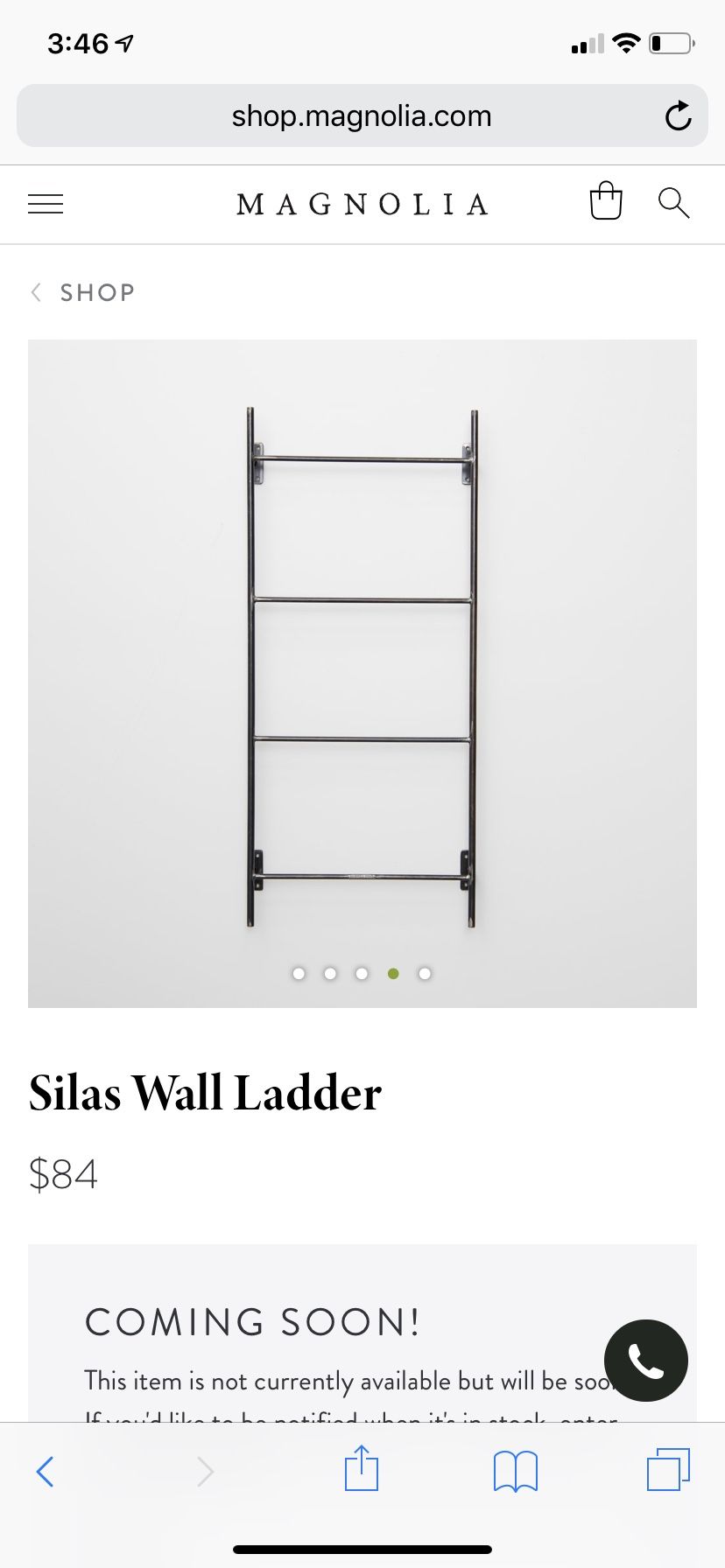 Silas Wall Ladder - Magnolia Home