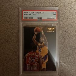 Kobe Bryant - 1996 Fleer European #233 Rookie Card PSA 7 NM