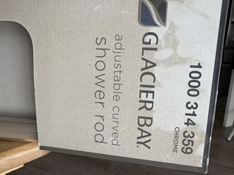 Shower Rod Adjustable Curved 