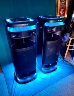 Sony ≠ ULT Tower 10 Bluetooth Party Speaker System - LED Lights, Microphone, TV Sound Booster & Bass