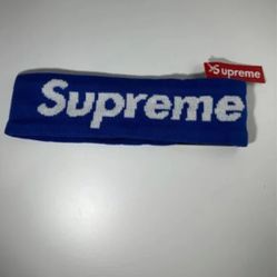 Supreme Box Logo Headband Blue - Brand New, Sealed w/ Tags (NWT)