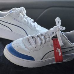 [Size 11] White/Red/Blue X Puma BMW Motorsports Men's Shoes
