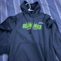 seahawks hoodie size medium