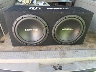 Memphis 12” Subs with Amp - Ready to Go
