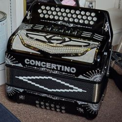 Acordeon Italiano CONCERTINO 5 Registros Tono De FA Nuevo 