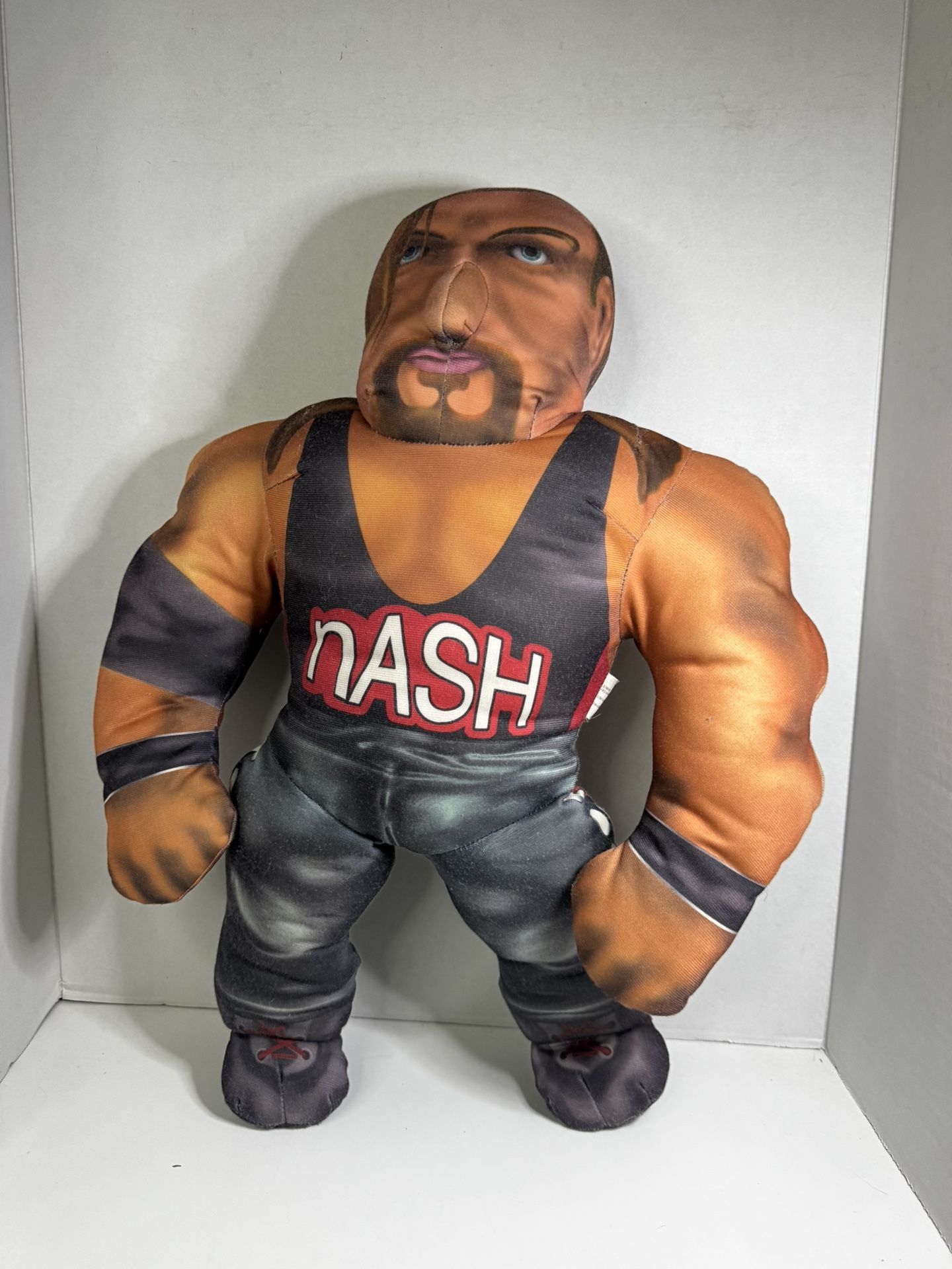 Kevin Nash Wrestling Buddy Vintage WCW NWO 1998 Talking Plush 20” RARE READ