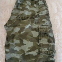 Kids Cargo Shorts 6/7 Camouflage
