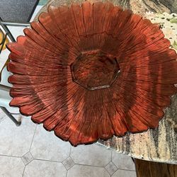 Large Glass Centerpiece 