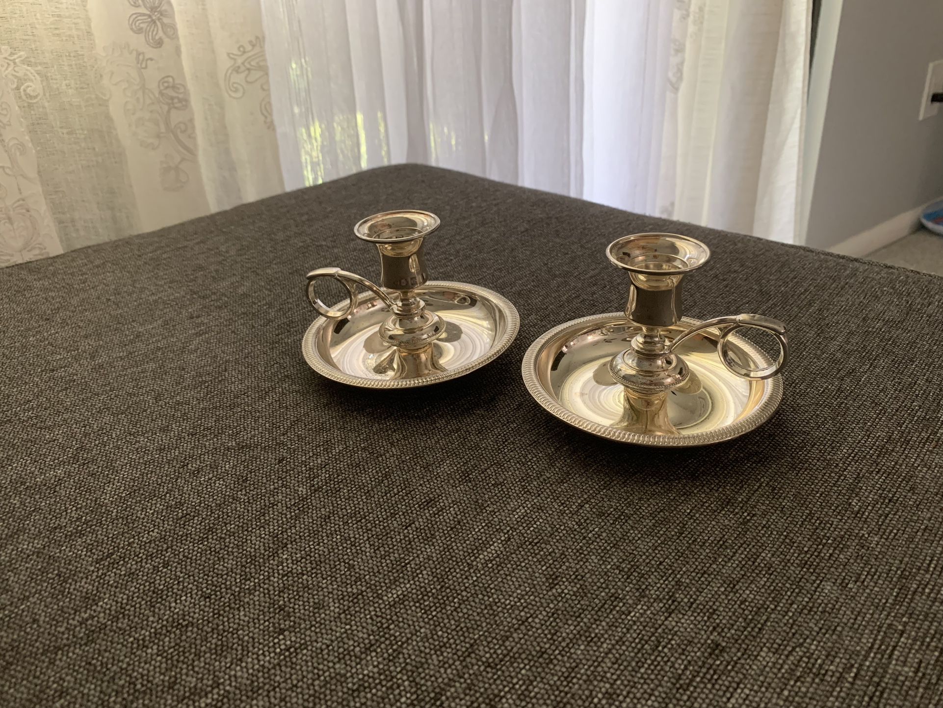Silver Plate Candle Holder