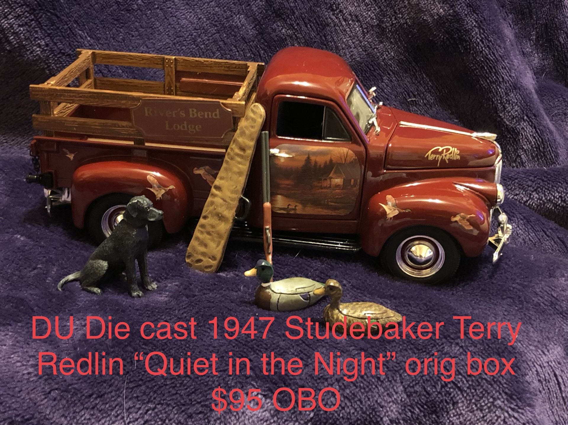 Ducks Unlimited 1947 Studebaker Terry Redlin “Quiet in the Night”