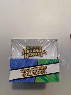 Pokemon Mega Evolutions Ascended Heroes Tech Sticker Collection