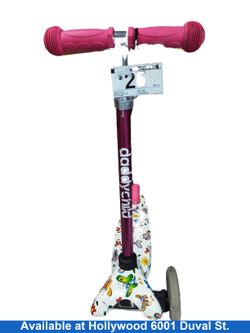Daddychild None Seen Pink Kick Scooter