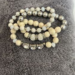 3 Bracelets With Sparkle
