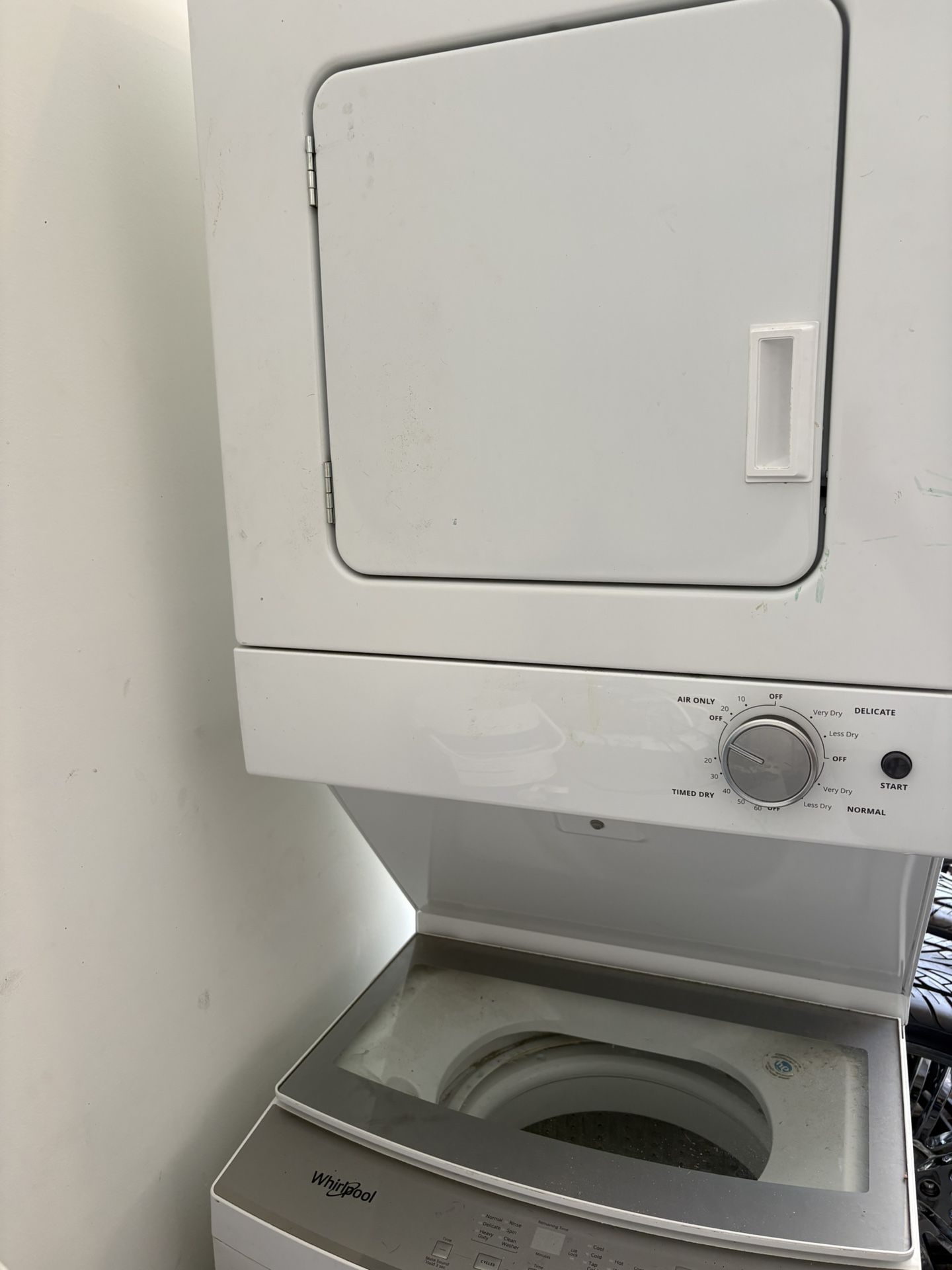 Whirlpool Stacked Laundry