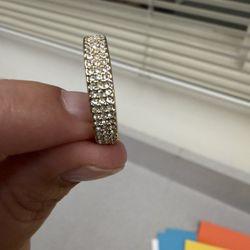 COACH Size 7 Páve Band Ring