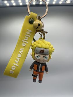 Anime Character Keychain with Bell Charm