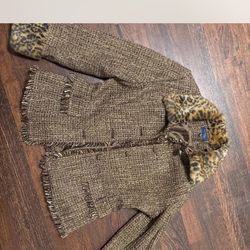 Vintage Leopard Blazer 