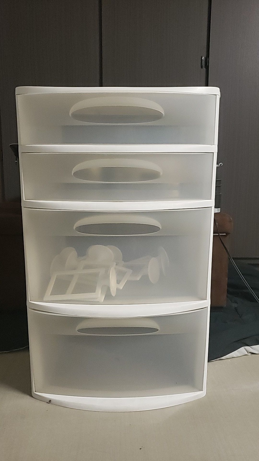 Plastic drawers