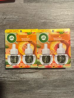 Airwick Sweet Peach & Sunshine Essential Oil Refills $5 Each