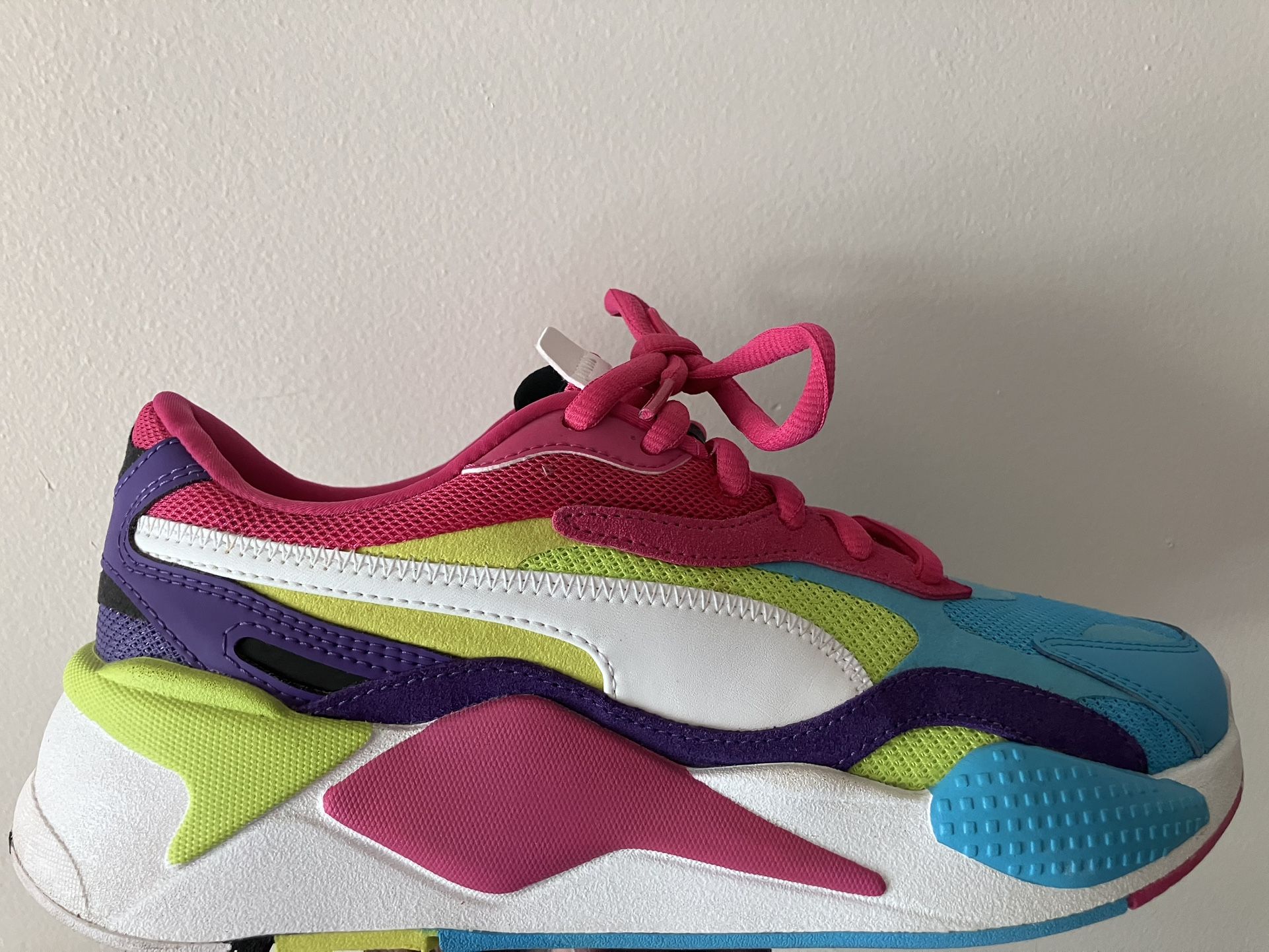 puma rs-x3 puzzle multicolor women's shoe