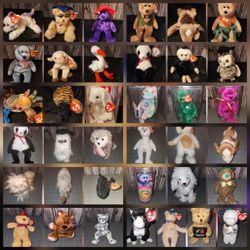Beanie Babies Lot Of 37