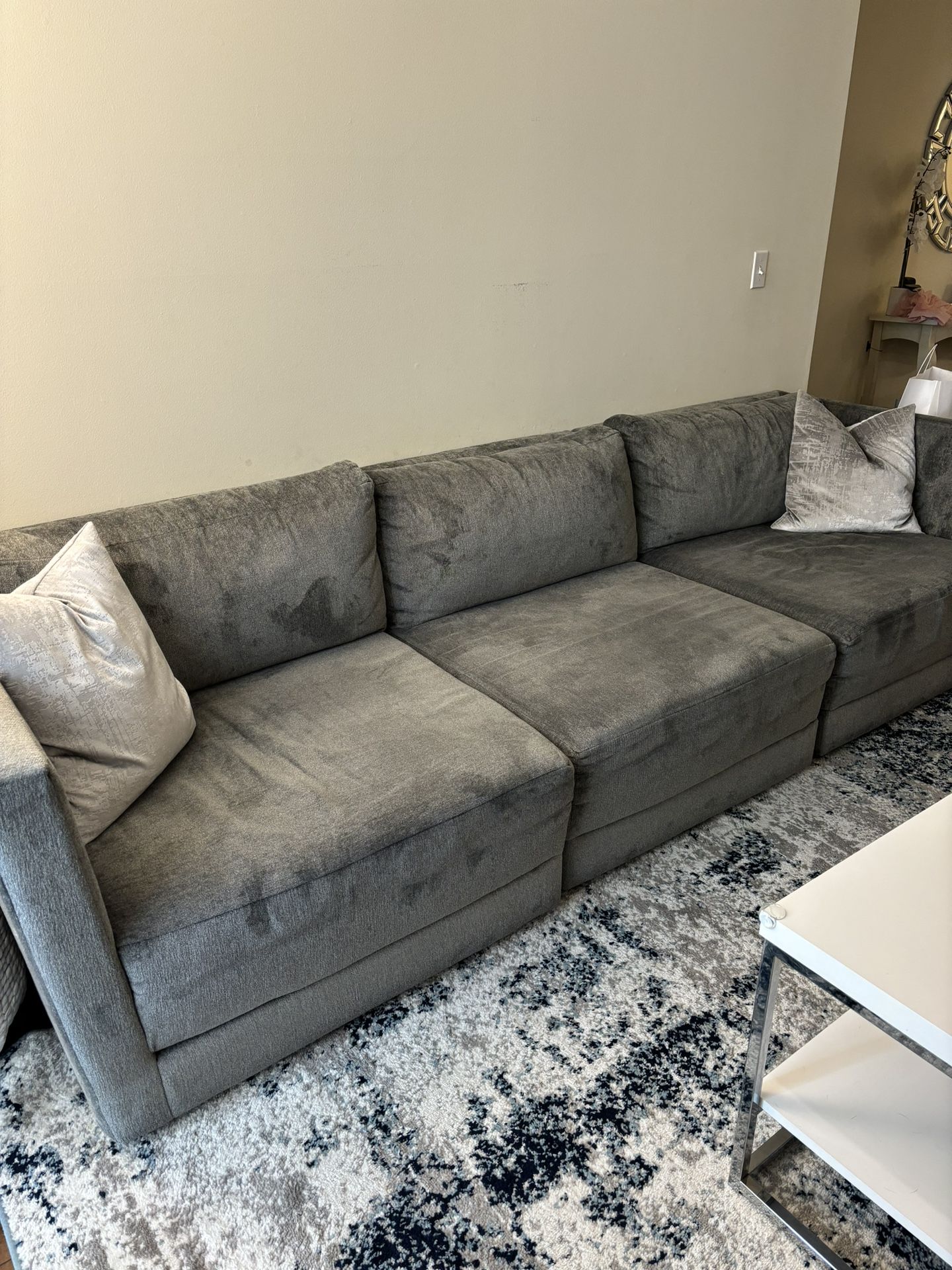 Large Gray Couch