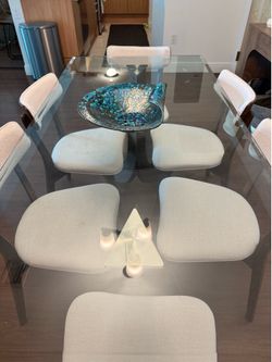 Dining table and chairs