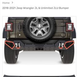 Rear Bumper For Jeep
