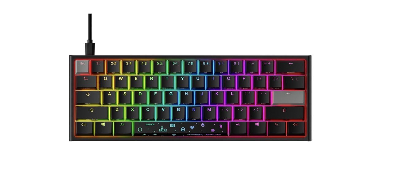 HyperX x Ducky One 2 Mini Mechamical Gaming Keyboard (Black)