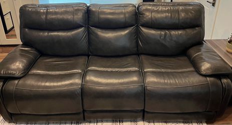 Leather Reclining Couch