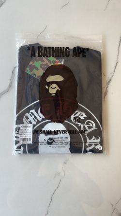 Black chrome bape shirt