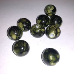 Beads For Jewelry Makers: Dark Green Round