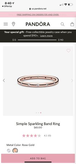 Brand new pandora rings