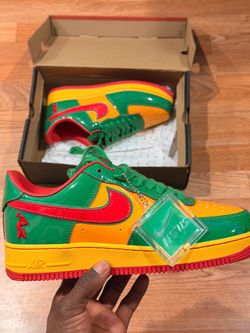 Size 8-9  - Concrete Boys AF1 Lil Yachty Sneakers Lucky Green Clean w/ Box